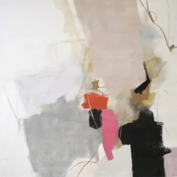 Moderne, abstrakt i rosa-grått