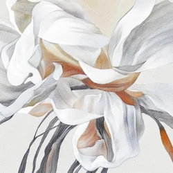 Mykt, blomsterinspirert abstrakt