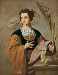 Tysk: Die heilige Agnes Saint Agnes