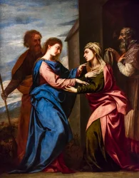Besøket, ca. 1655 (olje på lerret)