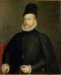 Filip II, konge av Spania og Portugal (maleri på lerret)