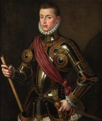 Don Juan av Østerrike bevæpnet
