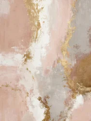 Abstraksjon i Blush Gold