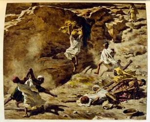 Illustrasjon av Dinet fra «Mirages» Scener fra arabisk liv. 1906. Mirages, Scenes De La Vie Arab ble illustrert av Etienne Dinet med kommentarer av Silman Ben Ibrahim Bamer. Nasreddine Dinet ble født som Alphonse-Etienne Dinet; (1861-1929) var fransk