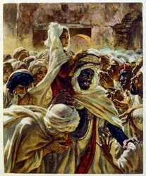 Illustrasjon av Dinet fra «Mirages» Scener fra arabisk liv. 1906. Mirages, Scenes De La Vie Arab ble illustrert av Etienne Dinet med kommentarer av Silman Ben Ibrahim Bamer. Nasreddine Dinet ble født som Alphonse-Etienne Dinet; (1861-1929) var fransk