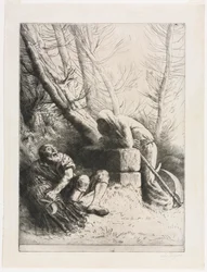 Døden og vedhoggeren, 1881.