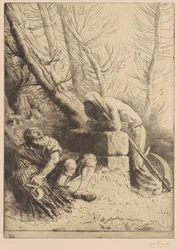 Døden og vedhoggeren, 4. tavle