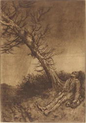 Vagabondens død (La mort du vagabond)