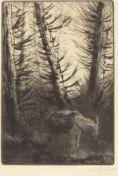 Farmer and His Donkey Bonden og hans esel.