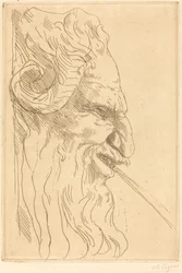 Hodet til en satyr (Tete de satyre)