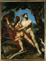 Herkules og Diomedes (maleri på lerret)