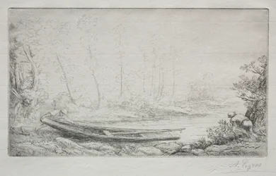 Avreise for fiske, i tåkene.
