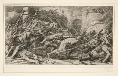 Le Triomphe de la Mort: Apres le Combat (Dødens triumf: etter slaget)