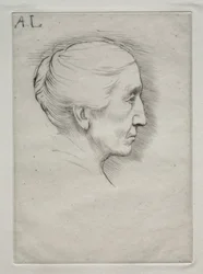 Portrett av Mme. Emily Hughes 1. plate.