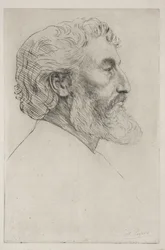 Portrett av Sir Frederick Leighton (første plate)