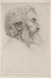 Portrett av Sir Frederick Leighton First Plate.