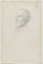 Portrett av Sir Frederick W. Burton, direktør for National Gallery, London