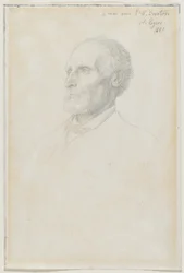 Portrett av Sir Frederick W. Burton, direktør for National Gallery, London, 1881.