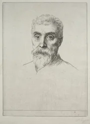 Portrett av Sir Hiram S. Maxim.