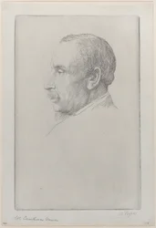 Portrett av William Cawthorne Unwin, 1892.