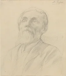 Portrett av en gammel mann.