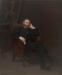 Portrett av kunstneren Édouard Manet 1832-1883, 1863.