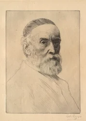 Portrett av maleren G. F. Watts (1817–1904)