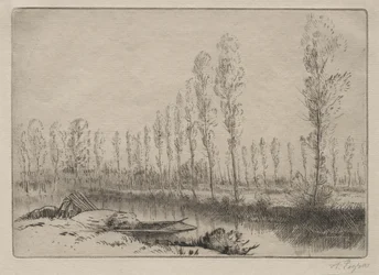 Nær Amiens, torvmyrene