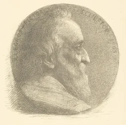 Selvportrett, Medaljong, nr.1, 9. plate