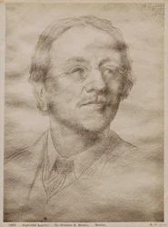 Sir Francis Seymour Haden Junior, 1895 (gullpunkt på papir) (se også 414598)