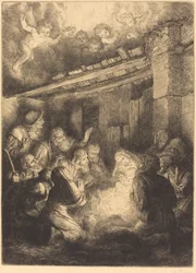 Hyrdenes tilbedelse (L'adoration des bergers)