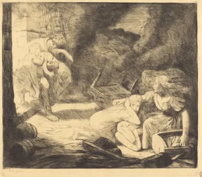 The Fire, 2nd plate (L