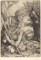 The Prodigal Son, 3. plate The Prodigal Son.