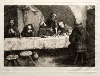 Refektoret, ca. 1862.