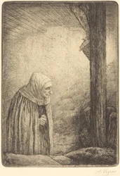 Kvinne ved foten av korset (Femme au calvaire)