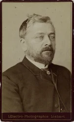 Portrett av Gustave Eiffel 1832-1923, ca. 1886-1890.