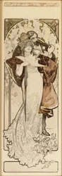 En modell for litografien "Program 27. oktober 1900", ca. 1900
