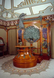 Art Nouveau: interiørdekorasjon i juveleren Georges Fouquets (1862-1957) butikk i Paris