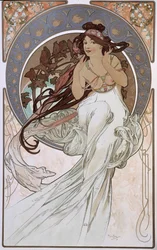 La Musique - av Mucha
