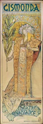 Sarah Bernhardt. Plakat