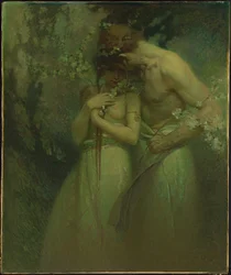 Vårnatt, ca. 1910