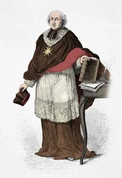 Portrett av kardinal de Lomenie de Brienne (gravering)