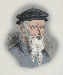 Portrett av Guillaume Farel (gravering)