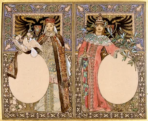 Bokillustrasjon, 1890-tallet.