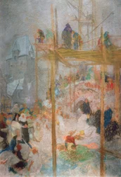 Johann Militsch von Kremsier / Studie for Triptych v. A. Mucha