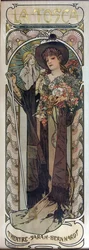 Plakat for Play La Tosca av Victorien Sardou, 1899