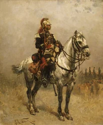 En kavalerist, 1884.