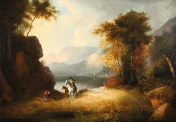 Hjemkomsten 1835 (olje på lerret)