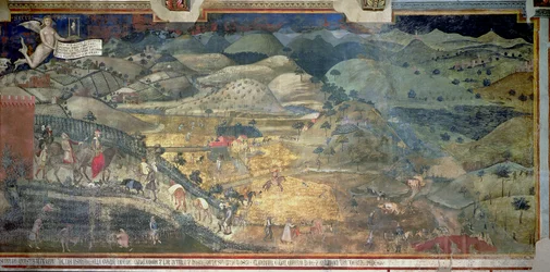 Virkninger av godt styre på landsbygda, 1388-40