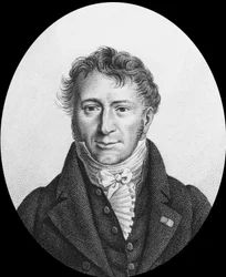 Edouard Bignon, stedfortreder for Eure-departementet (Normandie) (gravering)